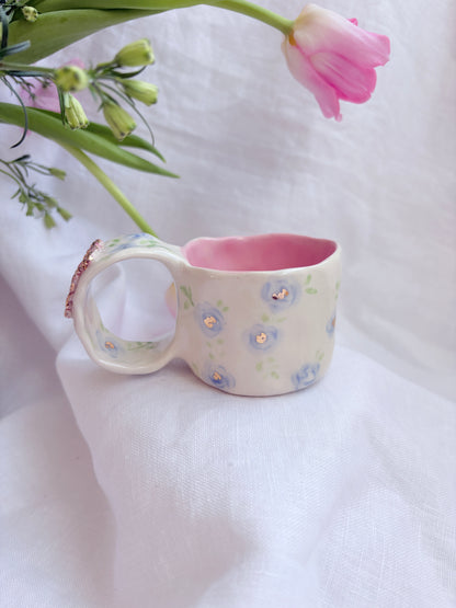 Pet Gallery Espresso Cup 🖼️ 💙 ✨14k Gold Lustre Item ✨