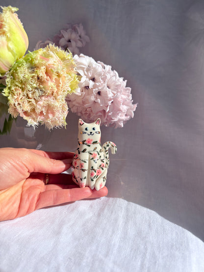 Little Fairy 🐱 ✨14k Gold Lustre Mini Figurine