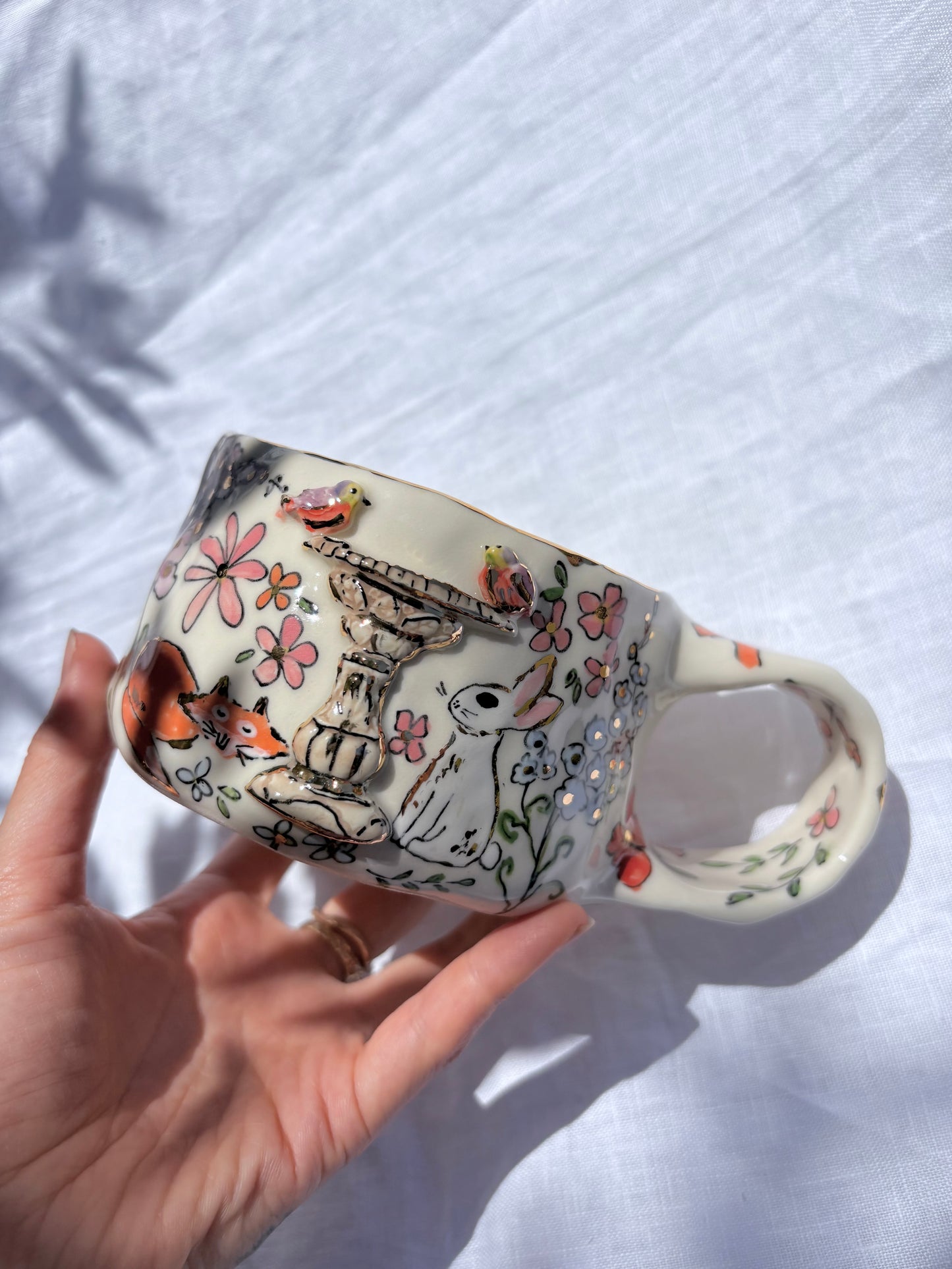 Fairy Garden🦊 🧚‍♀️🐰 💐🦜 ✨14k Gold Lustre Item ✨