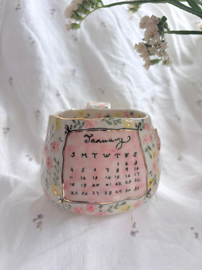 Miss January 💐 🧸💌✨14k Gold Lustre Item ✨