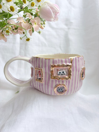 Candy Stripes Pet Gallery  🖼️ 💜 ✨14k Gold Lustre Item ✨