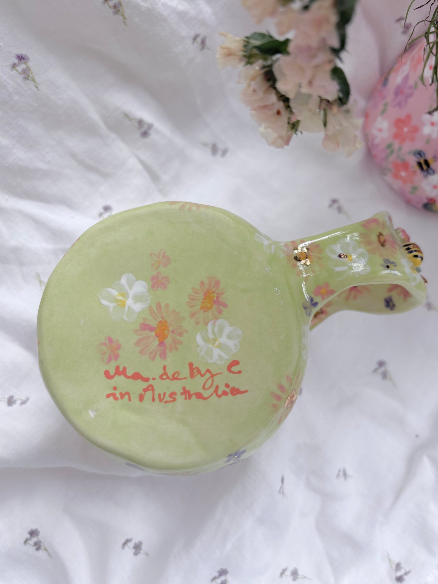 Fairy Garden 🧚‍♀️💚 💐✨14k Gold Lustre Item ✨