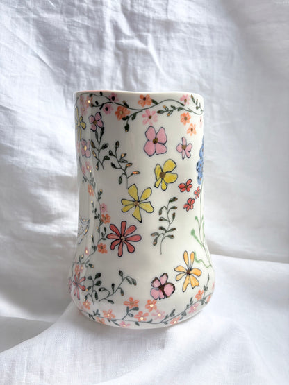 Swan Lake Vase 🦢✨14k Gold Lustre Item ✨