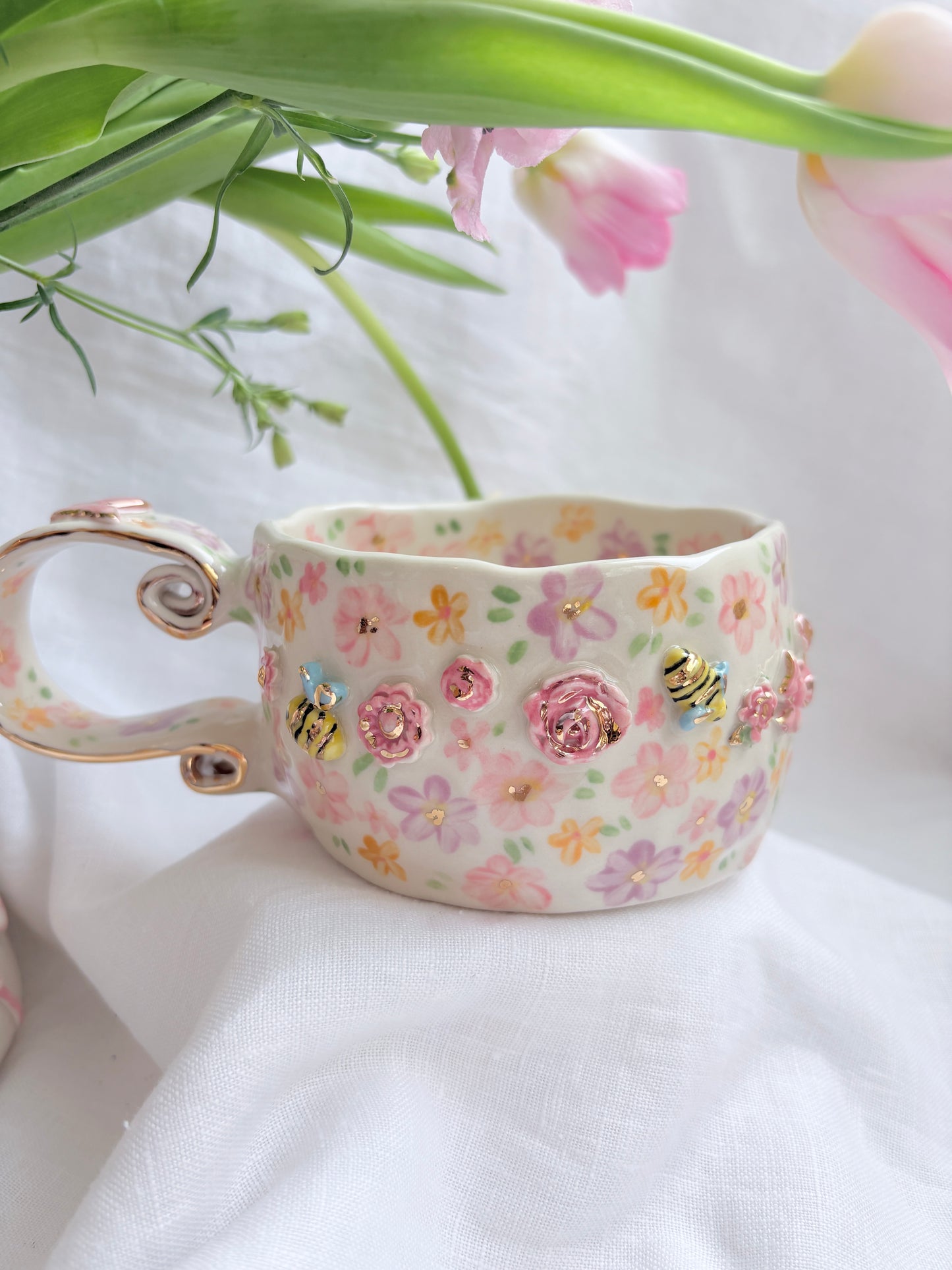 Fairy Garden 🧚‍♀️ 💐✨14k Gold Lustre Item ✨