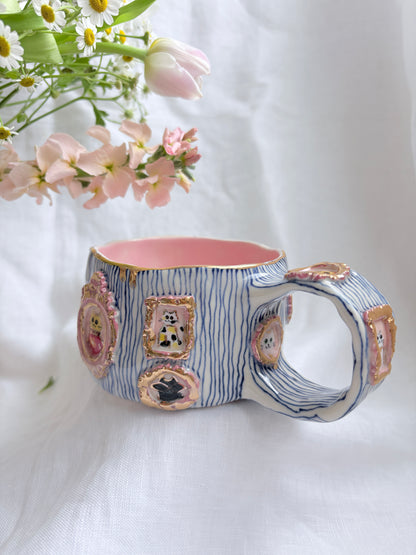 Candy Stripes Pet Gallery  🖼️ 💙 ✨14k Gold Lustre Item ✨