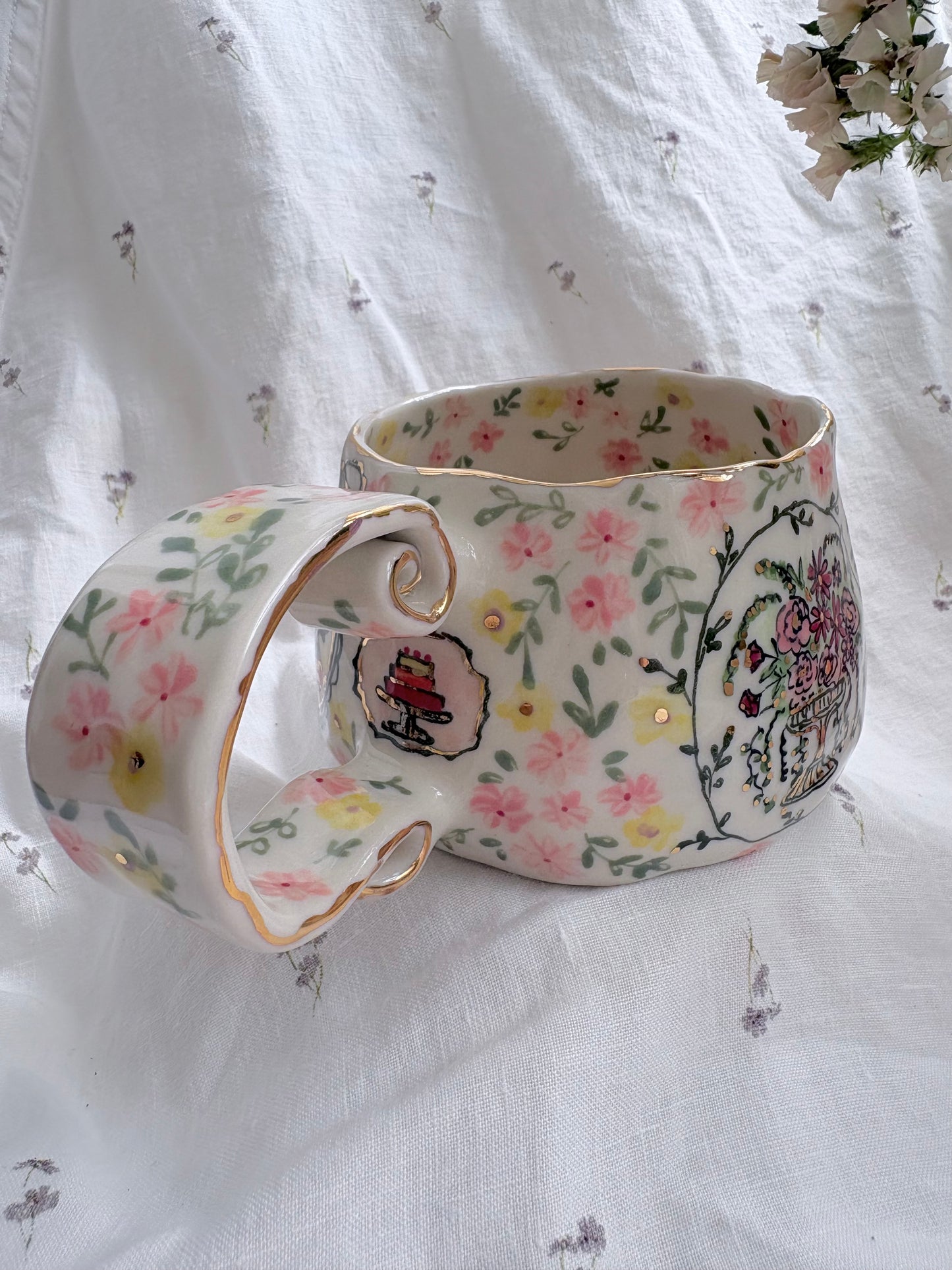 Miss January 💐 🧸💌✨14k Gold Lustre Item ✨