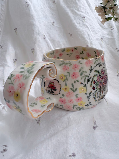 Miss January 💐 🧸💌✨14k Gold Lustre Item ✨