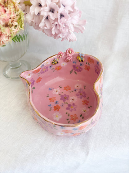 14k Gold Lustre Matcha bowl ✨ Candied Daisy