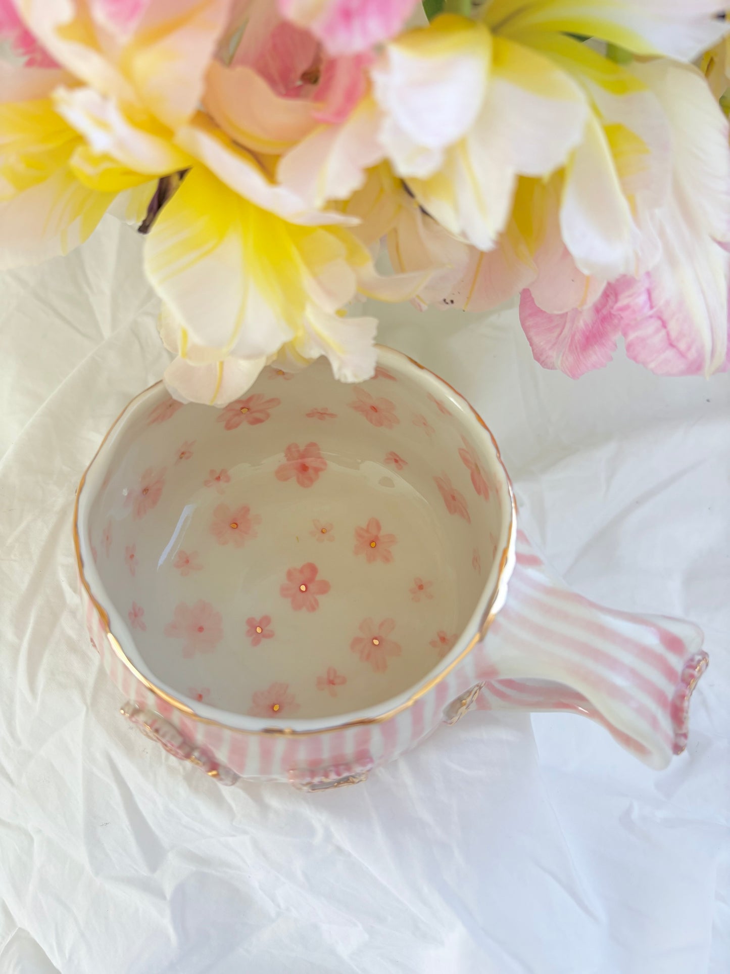 Candy Stripes Pet Gallery  🖼️ 🌸 ✨14k Gold Lustre Item ✨