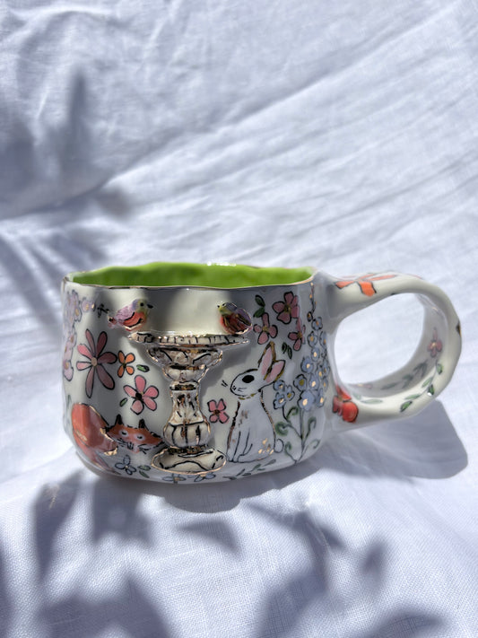 Fairy Garden🦊 🧚‍♀️🐰 💐🦜 ✨14k Gold Lustre Item ✨