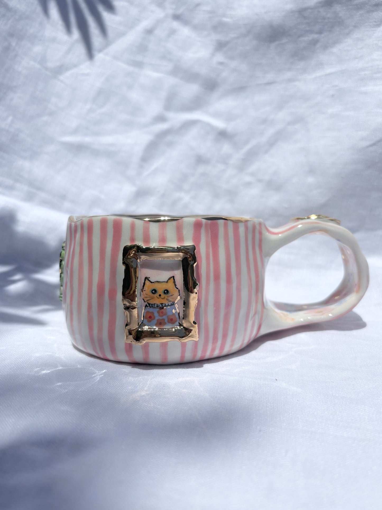 Candy Stripes Pet Gallery  🖼️ 💗 ✨14k Gold Lustre Item ✨
