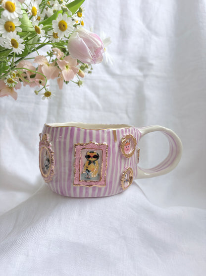 Candy Stripes Pet Gallery  🖼️ 💜 ✨14k Gold Lustre Item ✨