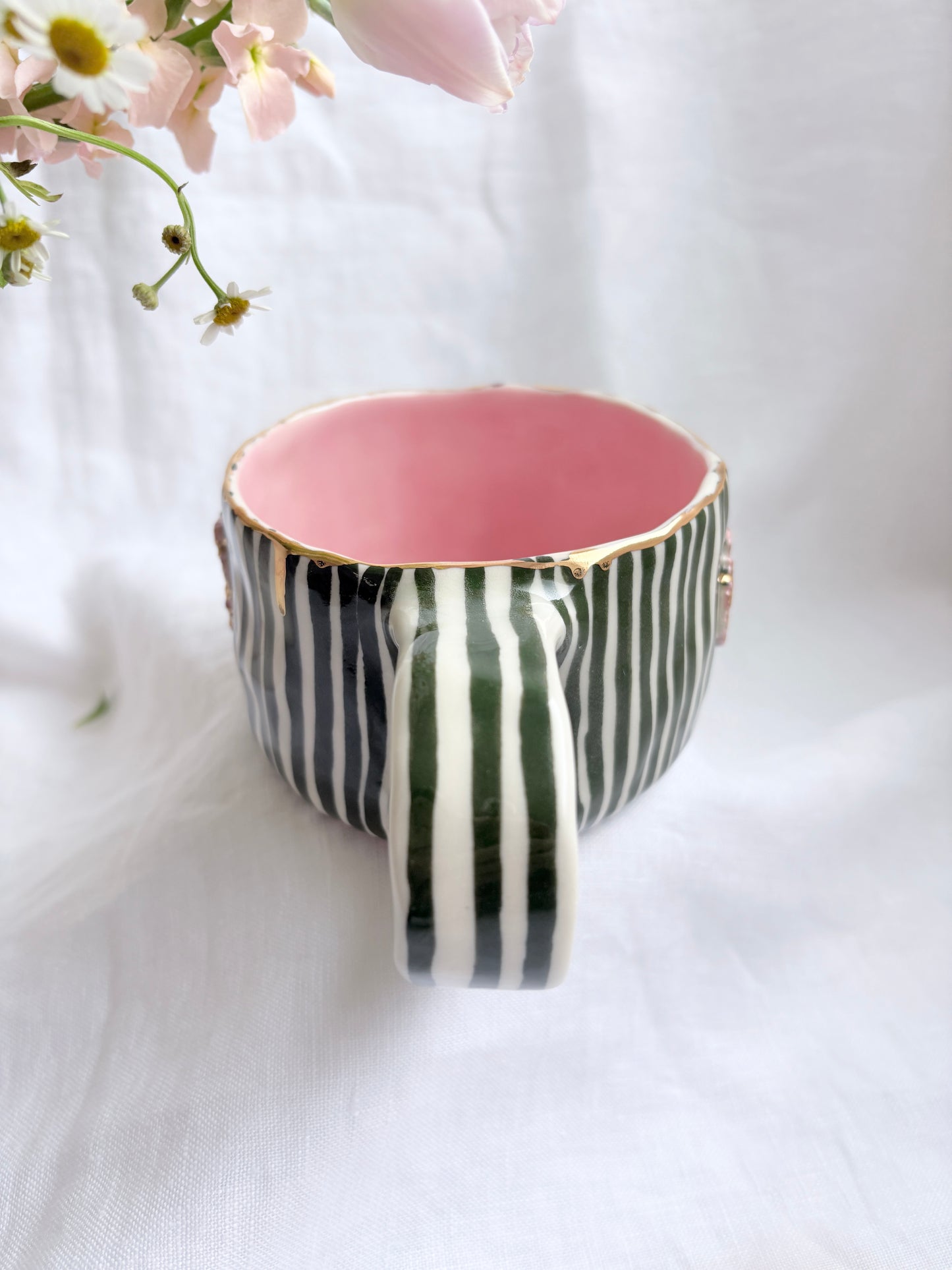 Candy Stripes Pet Gallery  🖼️ 💚 ✨14k Gold Lustre Item ✨