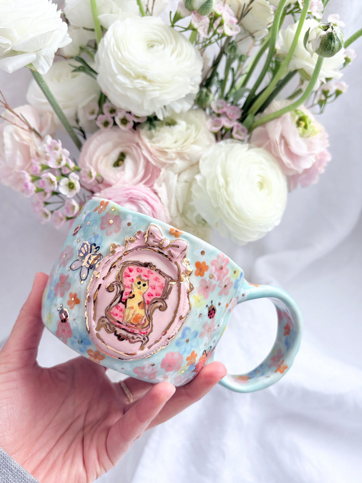 Chairman Meow 🧚‍♀️ 💐✨14k Gold Lustre Item ✨