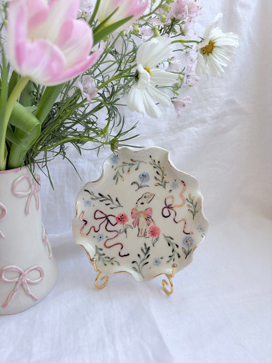 Honey Bunny 🐰 trinket ✨Gold Lustre Item ✨