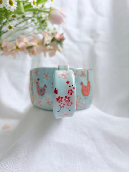 Sunday Morning 💐🐓✨14k Gold Lustre Item ✨