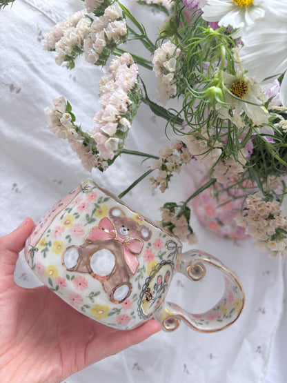 Miss January 💐 🧸💌✨14k Gold Lustre Item ✨