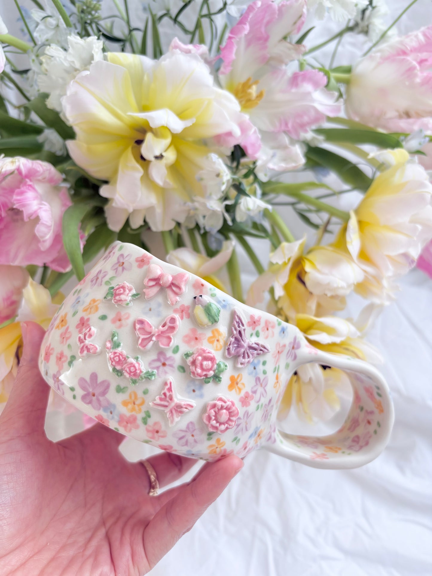 Fairy Garden 🧚‍♀️ 💐 🦋✨ No Gold Lustre ✨