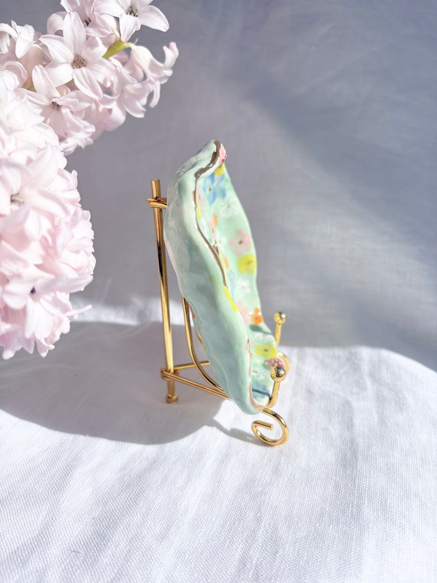 Fairy Goose Ring DIsh 🦆 🎀 ✨14k Gold Lustre Item ✨
