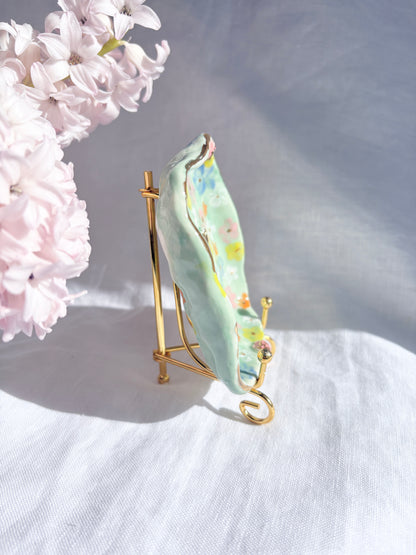 Fairy Goose Ring DIsh 🦆 🎀 ✨14k Gold Lustre Item ✨