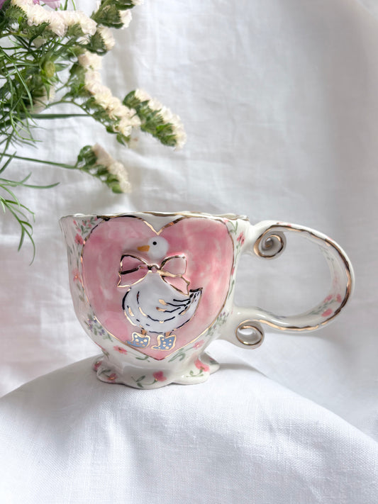 Fairy Goose 🦆 🎀 ✨14k Gold Lustre Item ✨