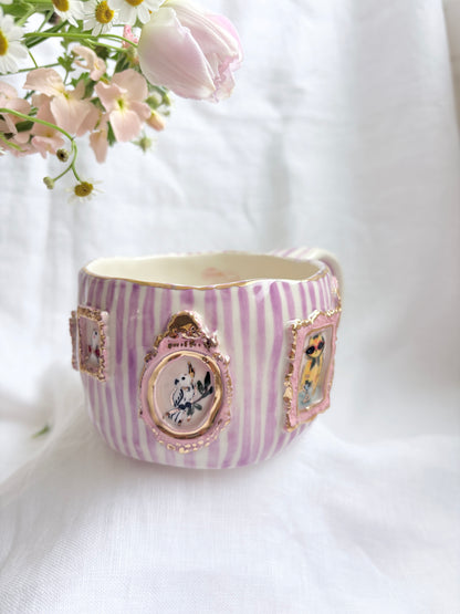 Candy Stripes Pet Gallery  🖼️ 💜 ✨14k Gold Lustre Item ✨