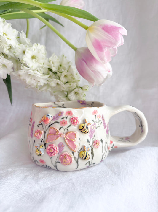 Lavender fields 💜 ✨14k Gold Lustre Item ✨