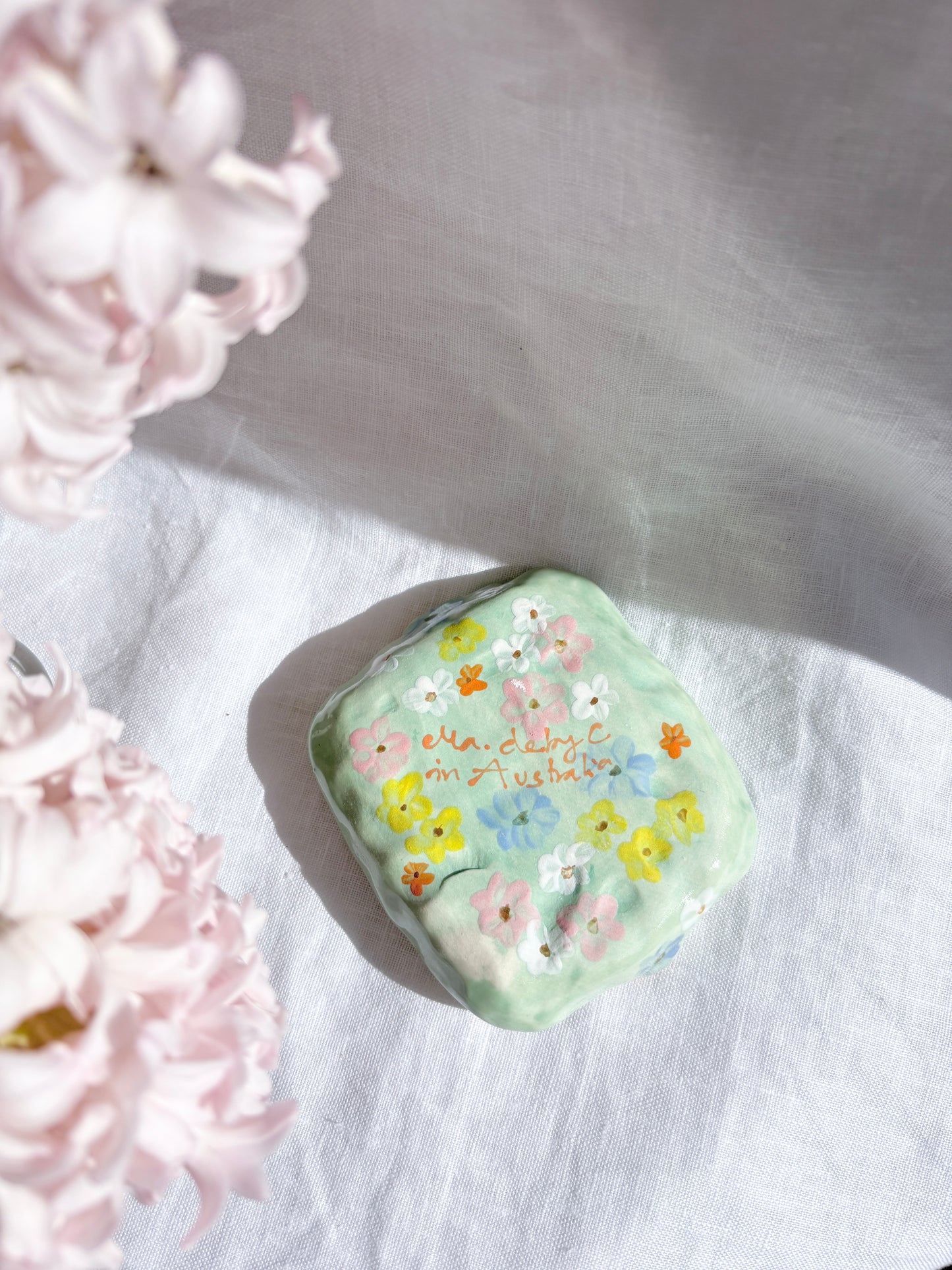 Fairy Goose Ring DIsh 🦆 🎀 ✨14k Gold Lustre Item ✨