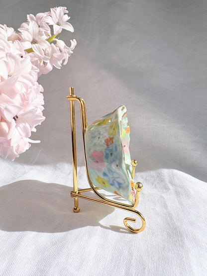 On The Farm Mini Ring Dish🐓✨14k Gold Lustre Item ✨