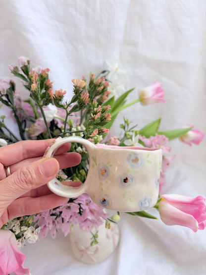 Pet Gallery Espresso Cup 🖼️ 💙 ✨14k Gold Lustre Item ✨
