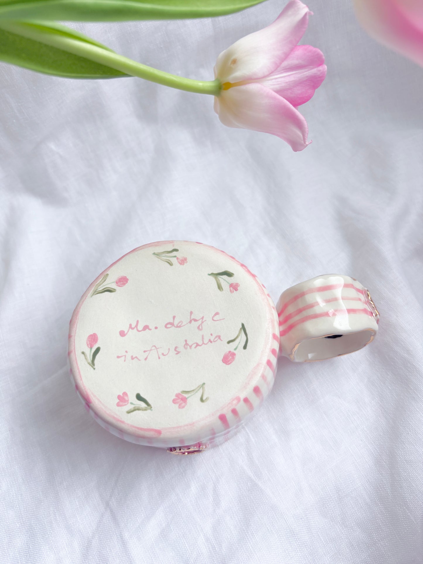 Candy Stripes Pet Gallery  🖼️  🌷 ✨14k Gold Lustre Item
