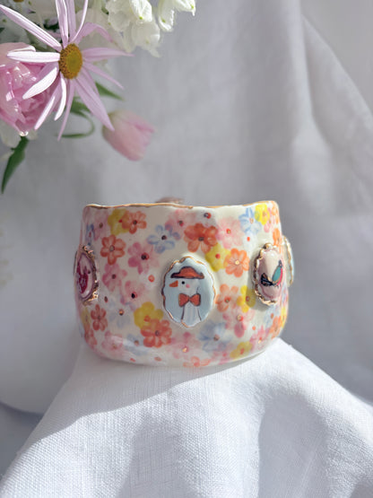 On the farm 🦜🌺 🐥🪿 ✨14k Gold Lustre Item ✨
