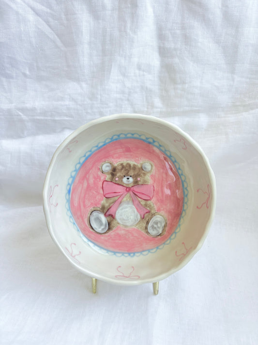 Honey Bear 🧸 🎀 ✨ No Gold Lustre ✨