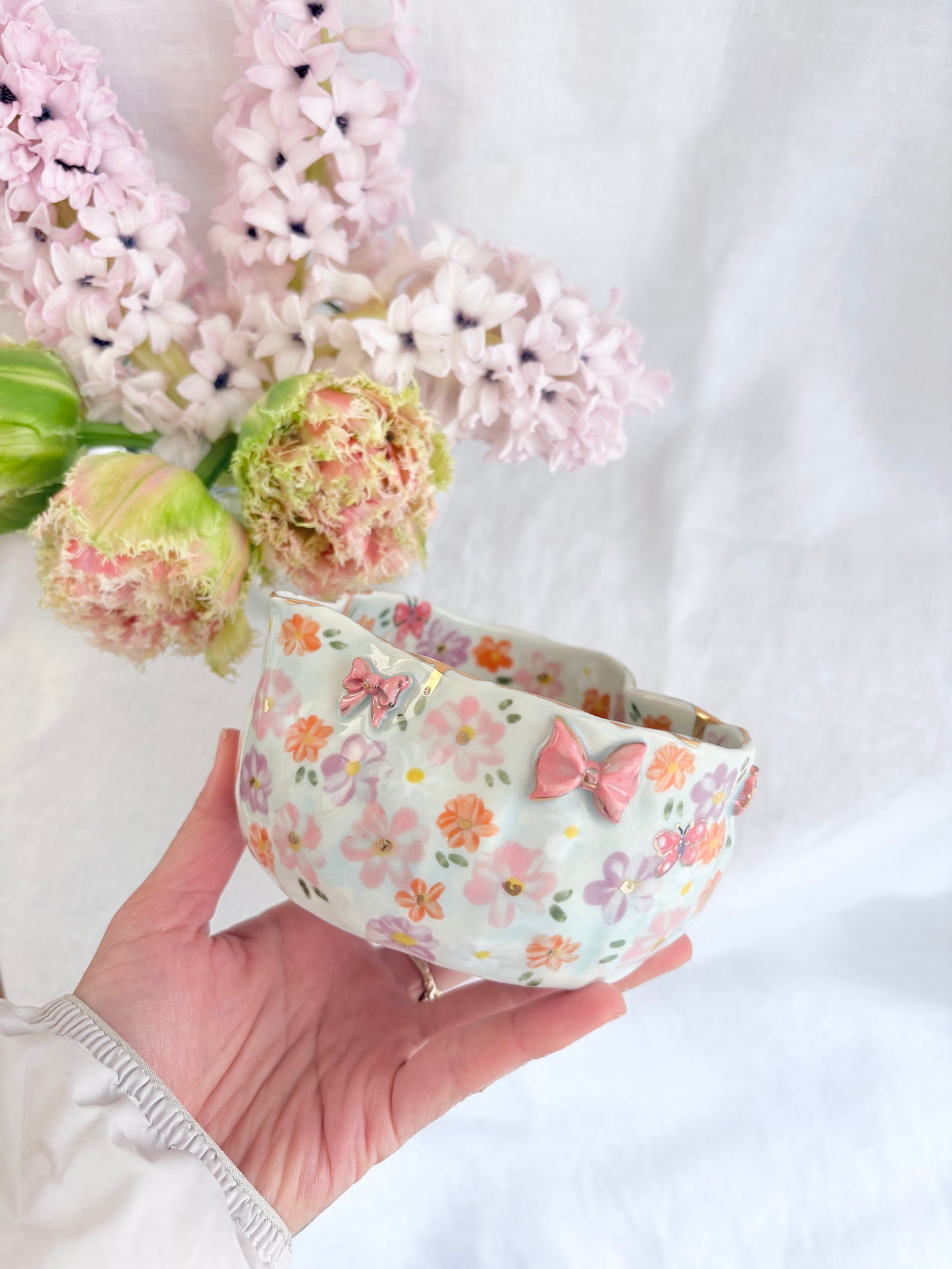 14k Gold Lustre Matcha Bowl 🎀