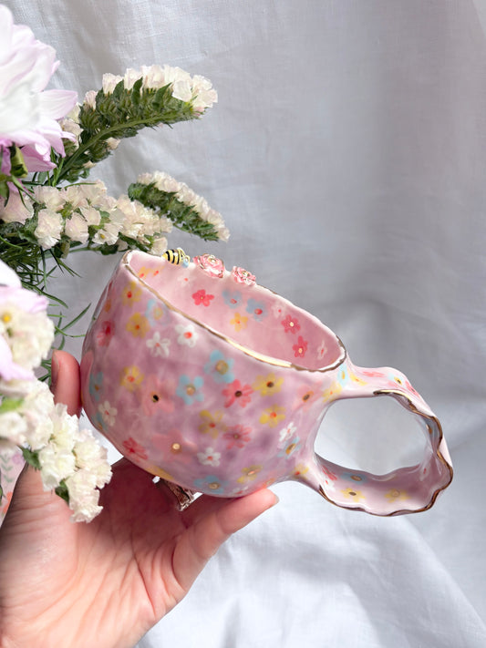 Fairy Garden 🧚‍♀️🐝 💐✨14k Gold Lustre Item ✨