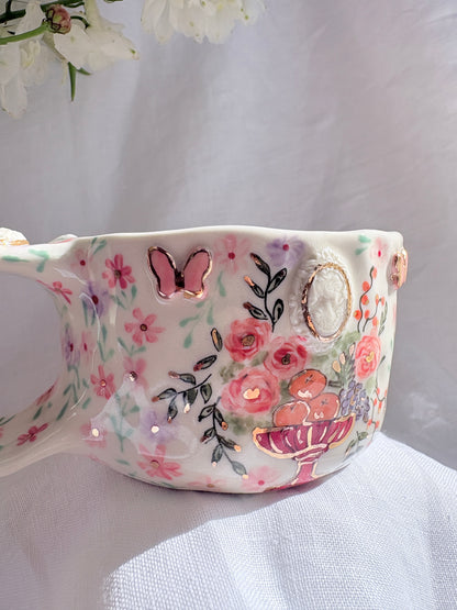 Sunday Morning 🧚‍♀️ 💐 Charm Mug ✨14k Gold Lustre Item ✨