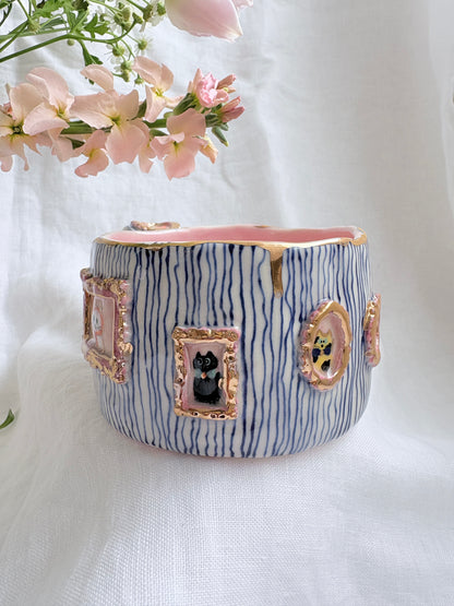 Candy Stripes Pet Gallery  🖼️ 💙 ✨14k Gold Lustre Item ✨