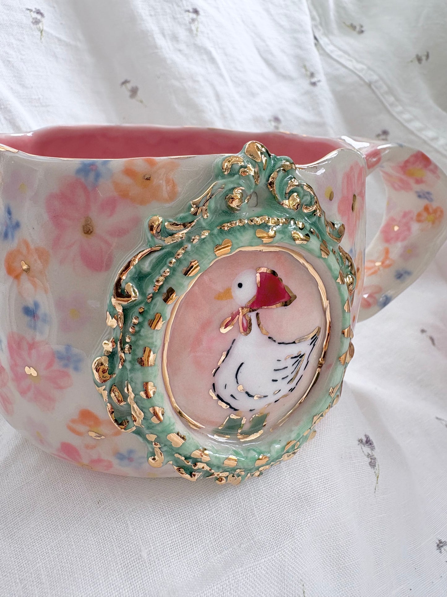 Fairy Goose 🦆 🎀 ✨14k Gold Lustre Item ✨