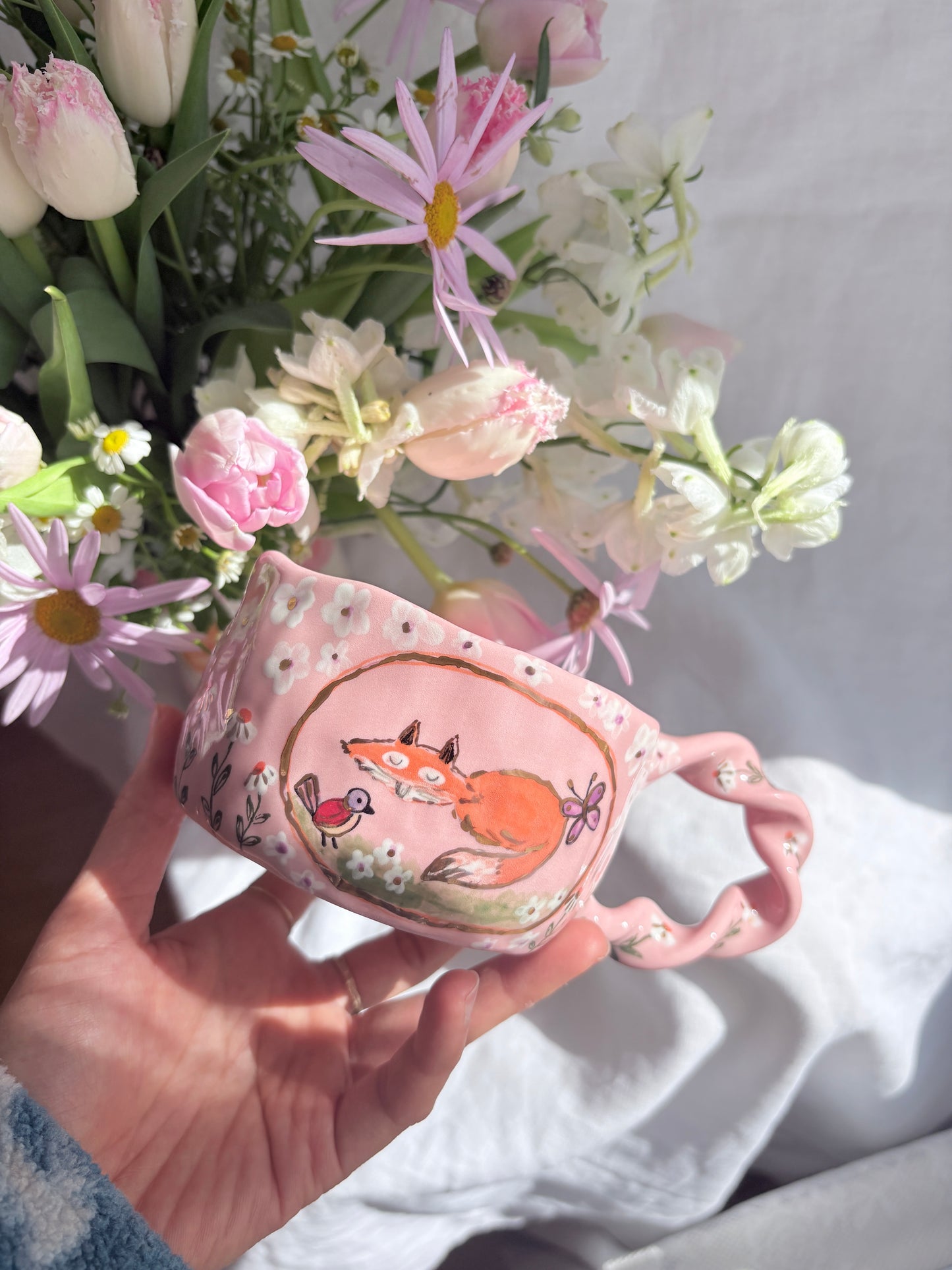 In the forest 🦊💗 ✨14k Gold Lustre Item ✨