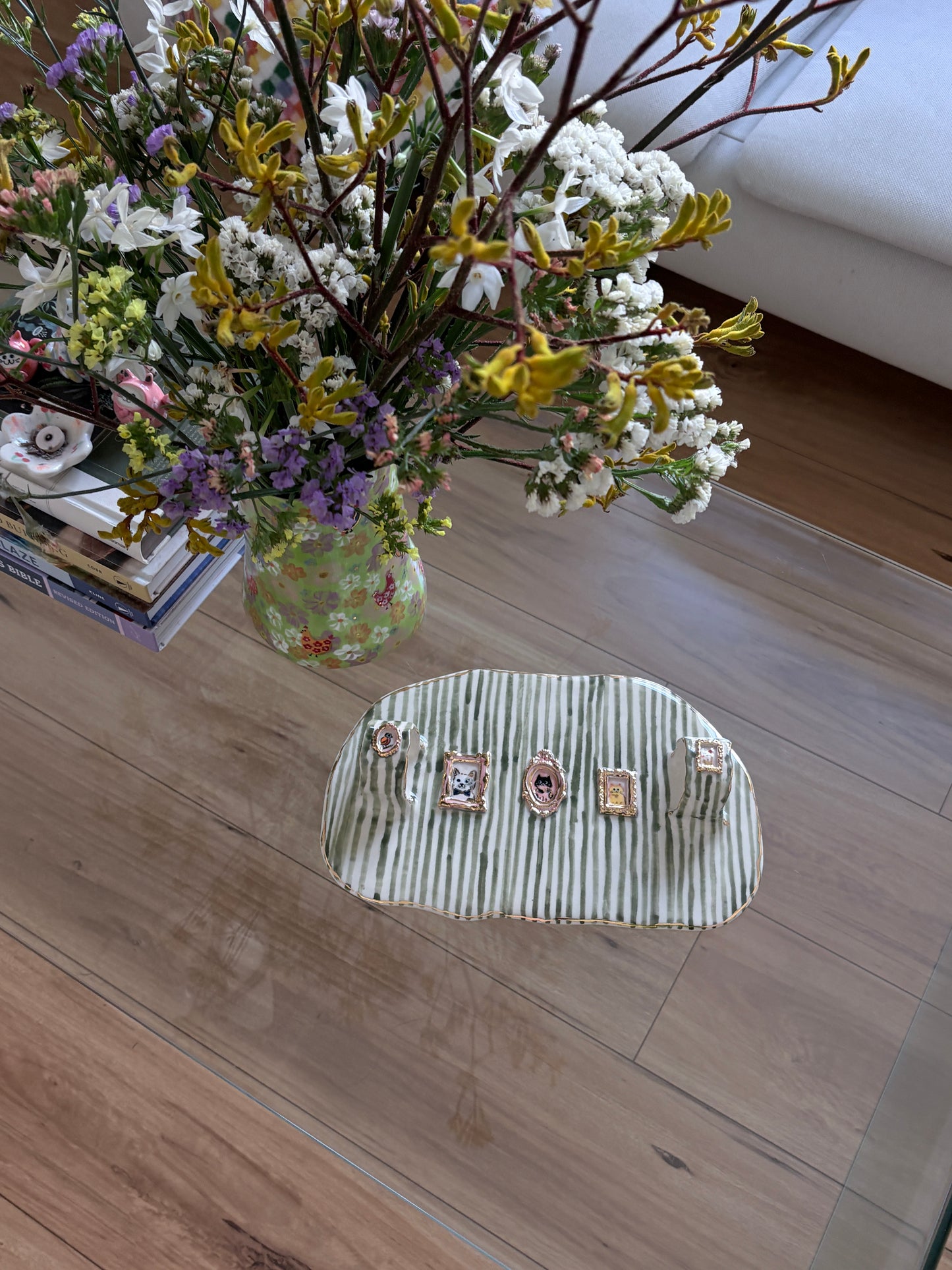 Candy Stripes Pet Gallery  🖼️ 💙 ✨14k Gold Lustre Item ✨
