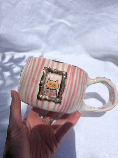 Candy Stripes Pet Gallery  🖼️ 💗 ✨14k Gold Lustre Item ✨