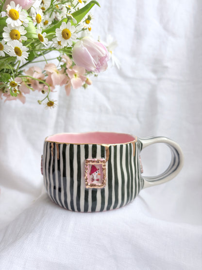 Candy Stripes Pet Gallery  🖼️ 💚 ✨14k Gold Lustre Item ✨