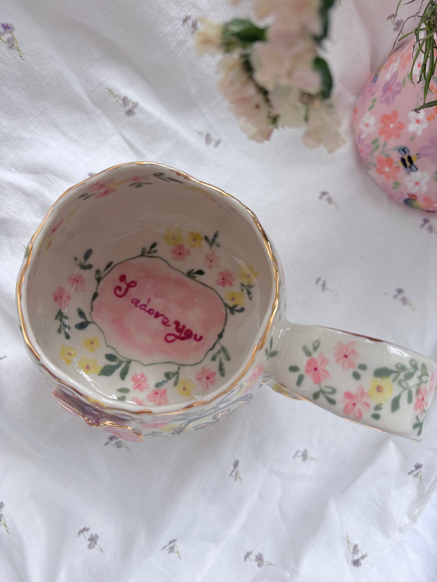 Miss January 💐 🧸💌✨14k Gold Lustre Item ✨