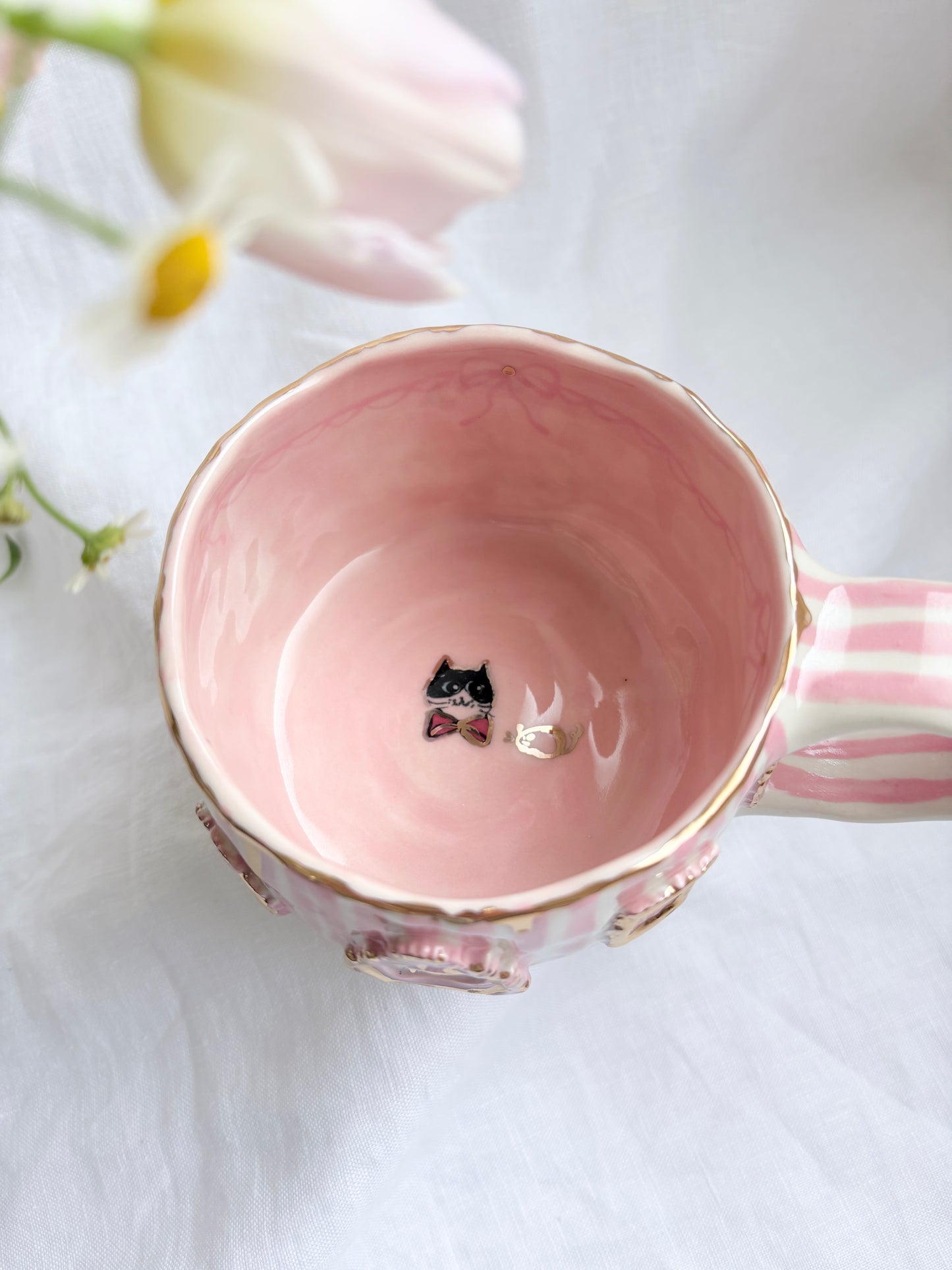 Candy Stripes Pet Gallery  🖼️ 💗 ✨14k Gold Lustre Item ✨