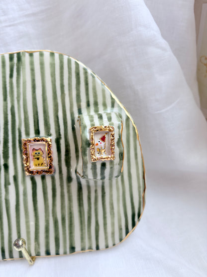 Candy Stripes Pet Gallery  🖼️ 💙 ✨14k Gold Lustre Item ✨