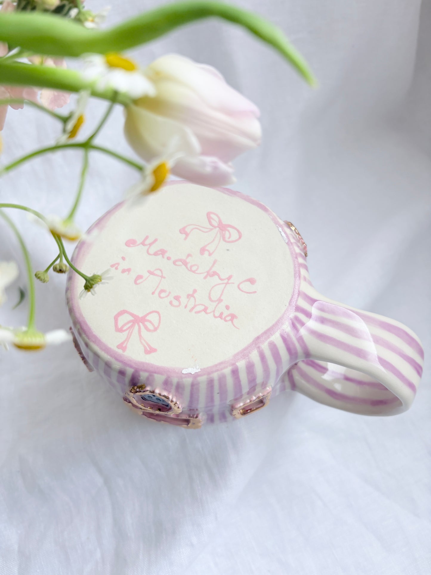 Candy Stripes Pet Gallery  🖼️ 💜 ✨14k Gold Lustre Item ✨