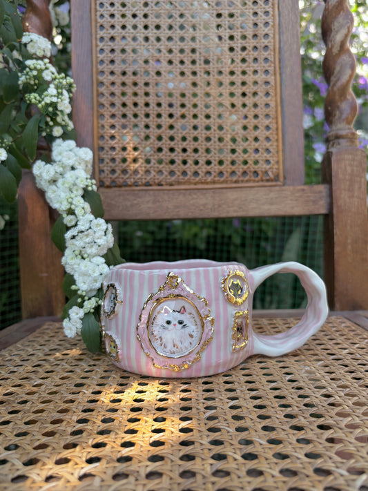 Candy Stripes Pet Gallery  🖼️ 💗 ✨14k Gold Lustre Item ✨